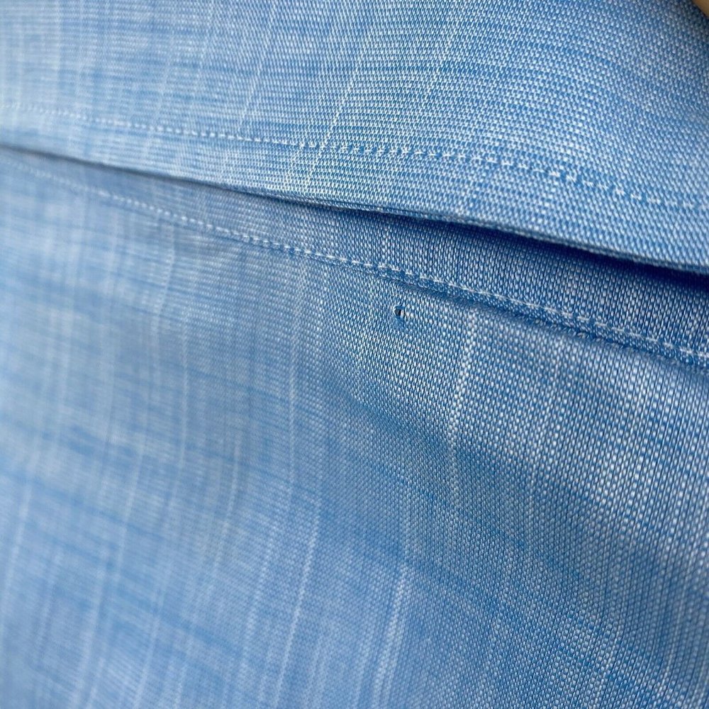 Charleston Threads Men's Button Down Medium Blue - image 6